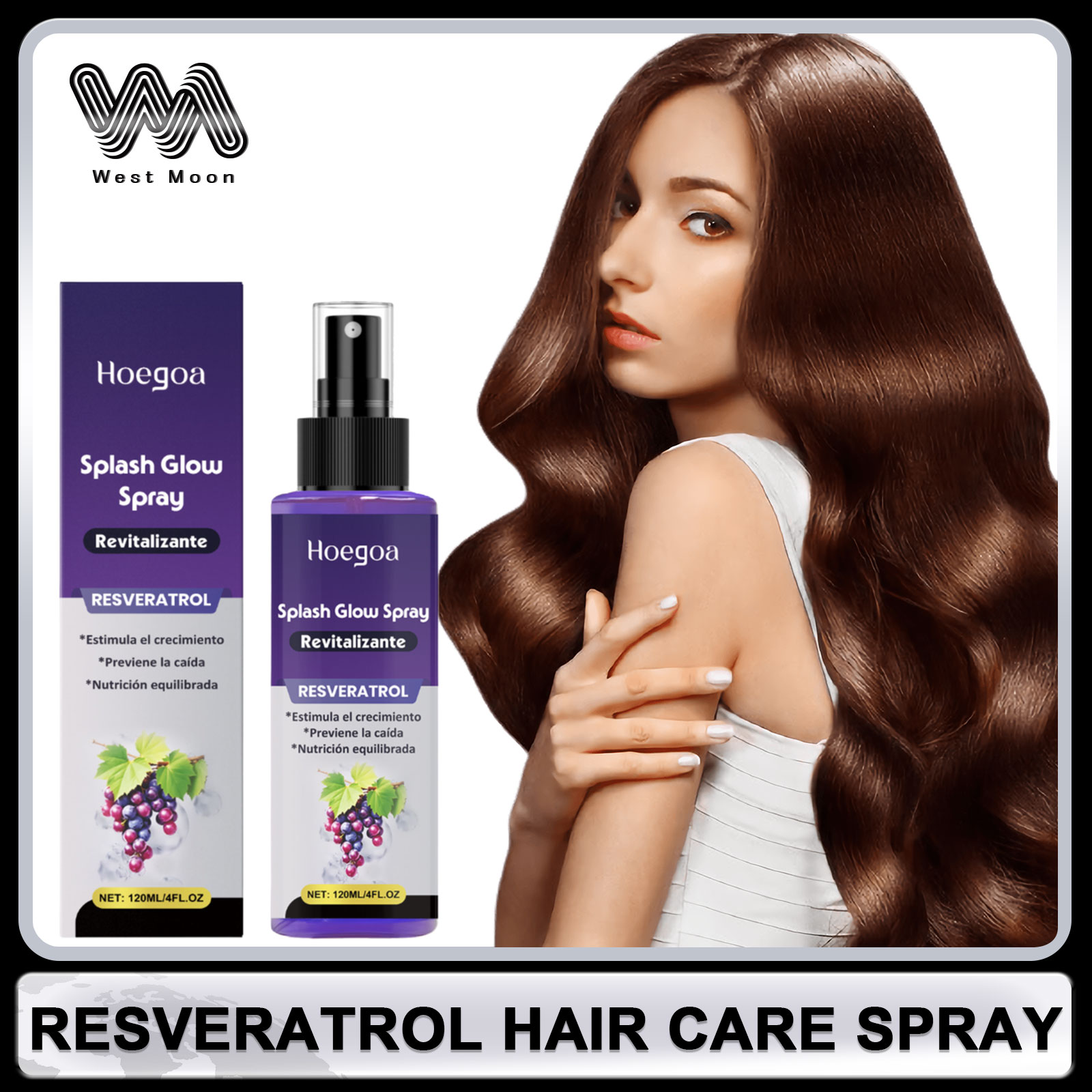 Hair Care Serum - ريسفيراترول العناية بالشعر رذاذ مكافحة الصلع