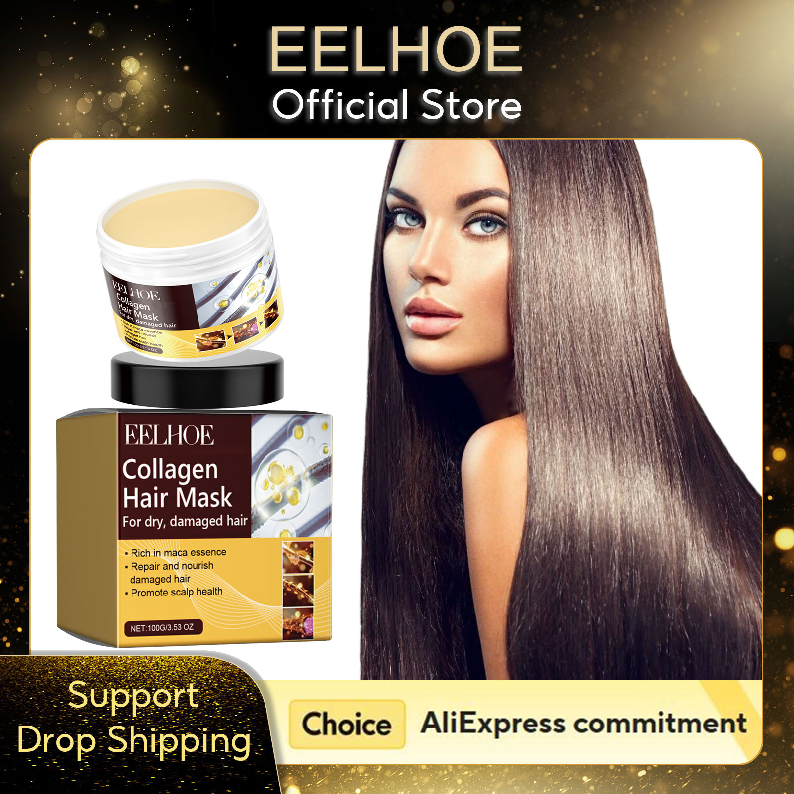 Hair Care With Protein - قناع الشعر بالكولاجين من EELHOE لعلاج