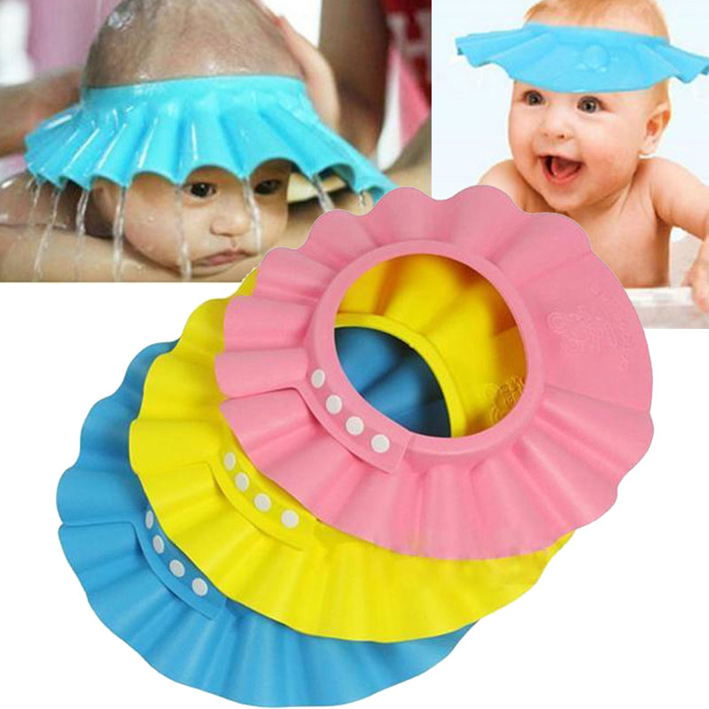 Hair Care Baby - قبعة استحمام آمنة للأطفال قابلة للتعديل