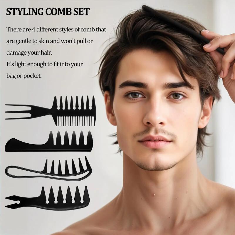مجموعة أمشاط تصفيف الشعر للرجا - مراجعة Detangling Wide Comb وسعره