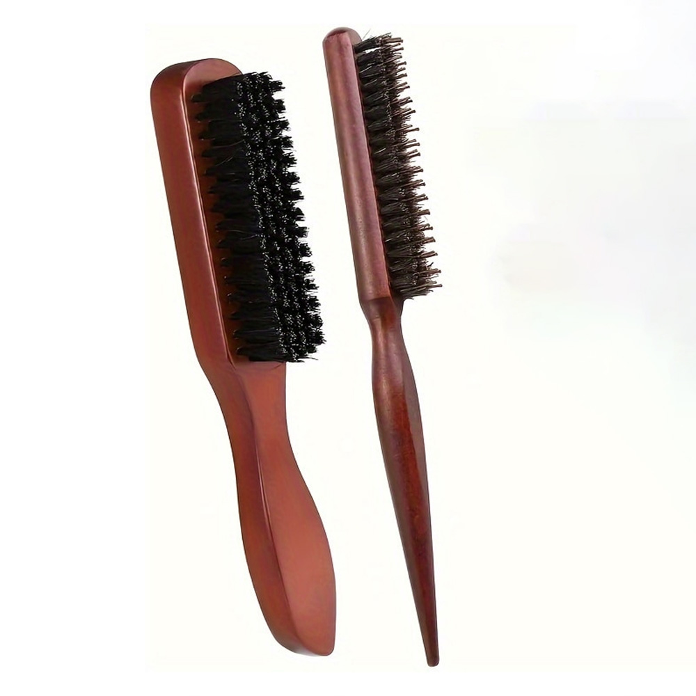 طقم فرشاة شعر خشبية مكون من قط - مراجعة Hair Care Daily Routine وسعره
