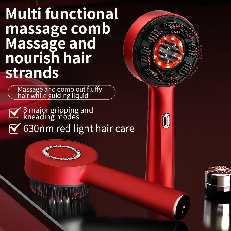 مشط تدليك كهربائي محمول لفروة  - مراجعة Hair Care For Hair Loss وسعره