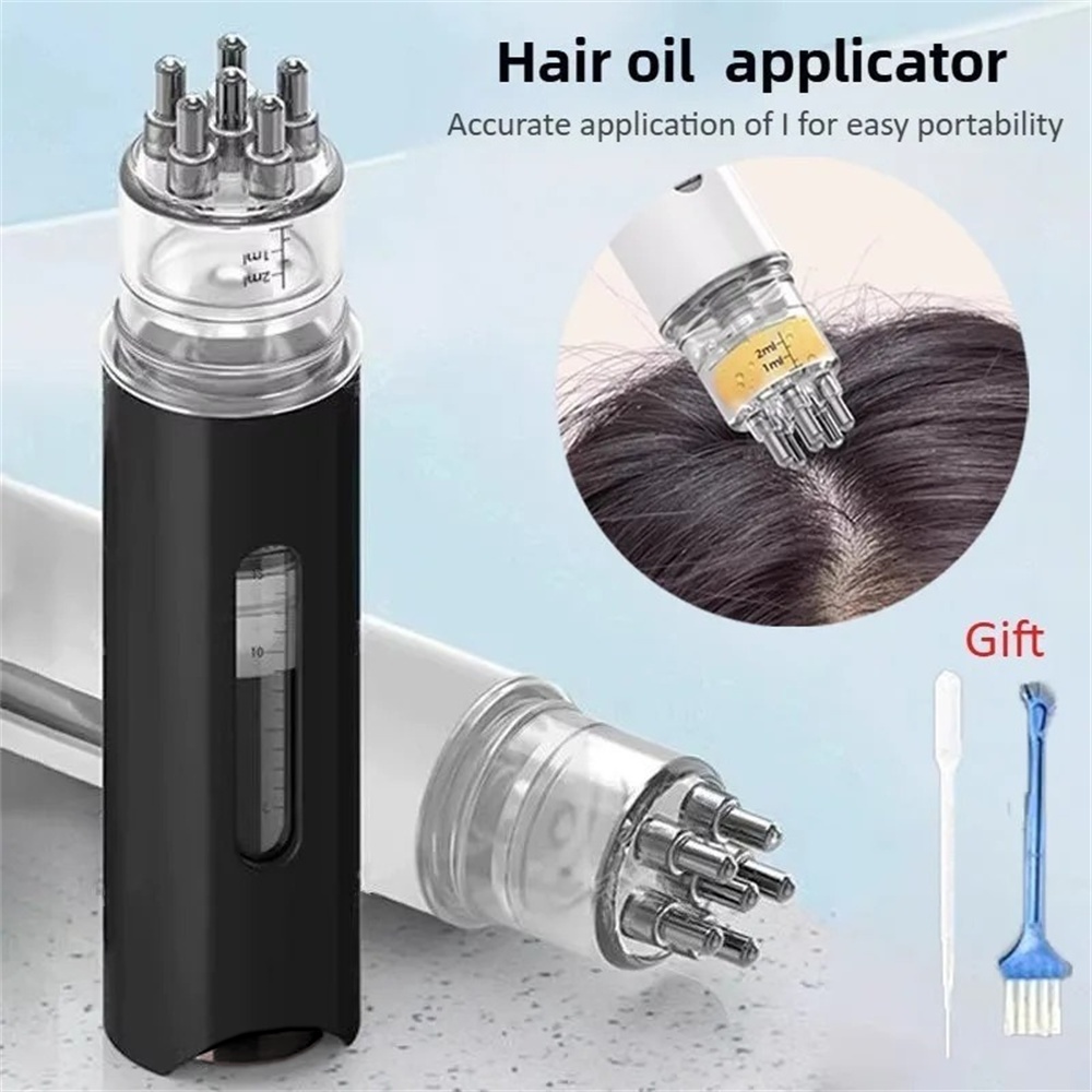 مشط توزيع السوائل للشعر مع مدل - مراجعة Hair Care For Hair Loss وسعره